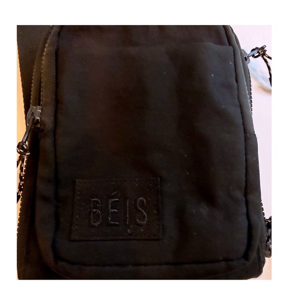 BEIS Handbags - BEIS Sport Sling Bag Black Nylon Crossbody Travel Pack